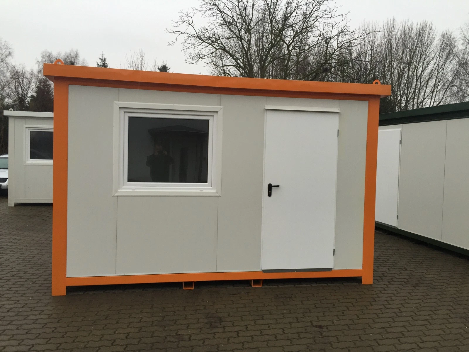 CABINA DA UFFICIO PROTEZIONE DI GUARDIA SICUREZZA