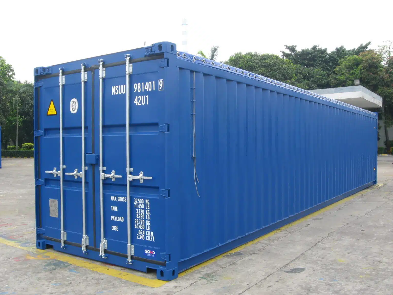 CONTAINER MARITTIMO 40ft Open Top